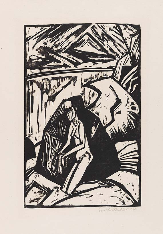 Erich Heckel - Holzschnitt