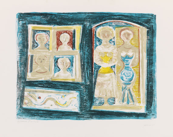 Massimo Campigli - Farblithografie