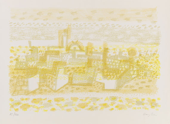 Eduard Bargheer - Farblithografie