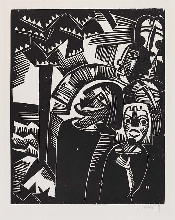 Karl Schmidt-Rottluff - Holzschnitt