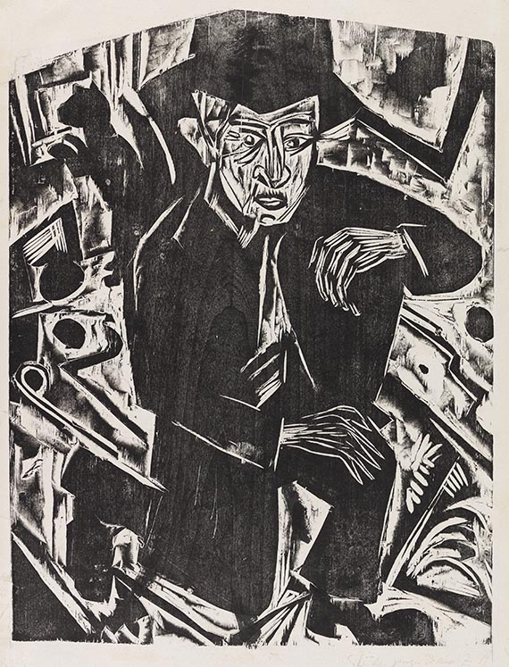 Kirchner, Ernst Ludwig - Holzschnitt
