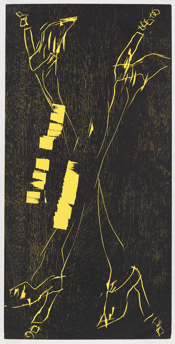 Georg Baselitz - Farbholzschnitt
