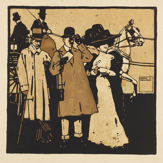 Ludwig Hohlwein - Farblithografie