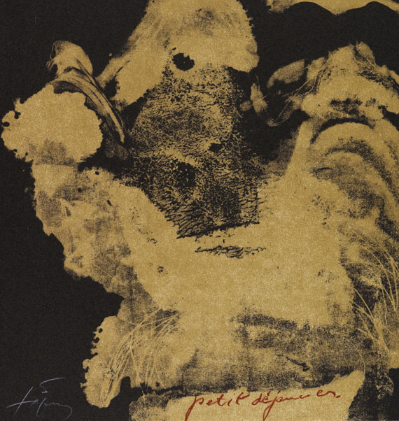 Antoni Tàpies - Farblithografie