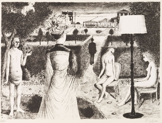 Paul Delvaux - Lithografie