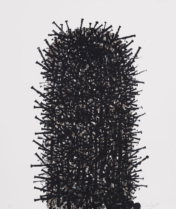 Günther Uecker - Farblithografie