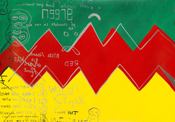 Tal R - Farbserigrafie