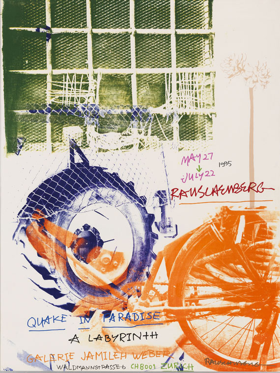Robert Rauschenberg - Farbserigrafie