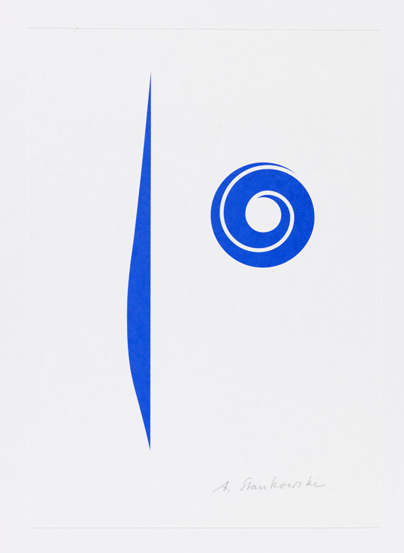 Anton Stankowski - Aquarell