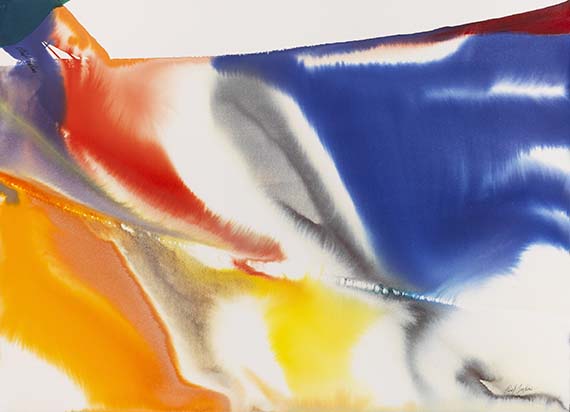 Paul Jenkins - Aquarell