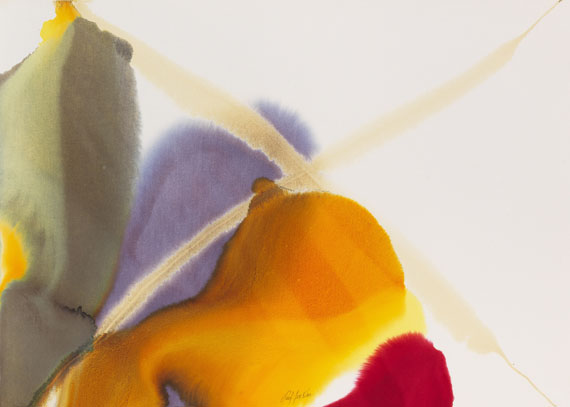 Paul Jenkins - Aquarell