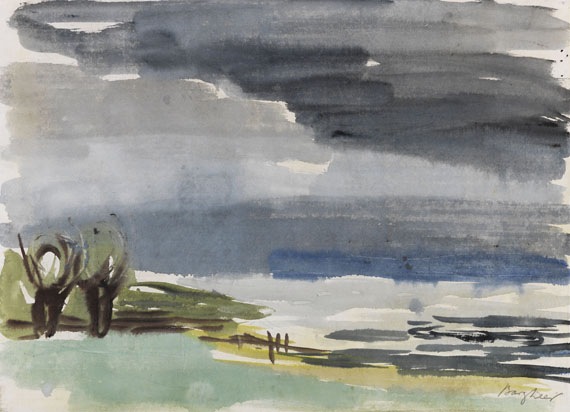 Eduard Bargheer - Aquarell