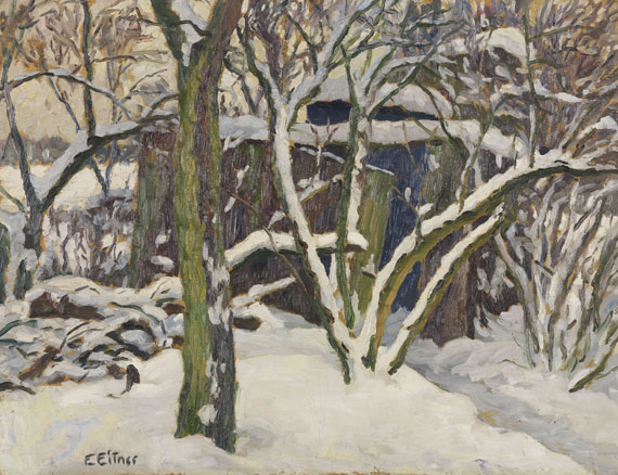 Ernst Eitner - Öl auf Malpappe