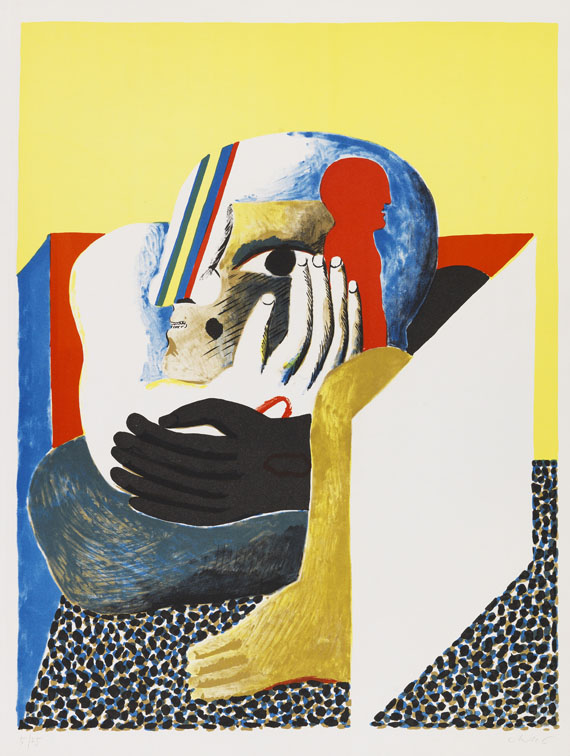 Horst Antes - Farblithografie