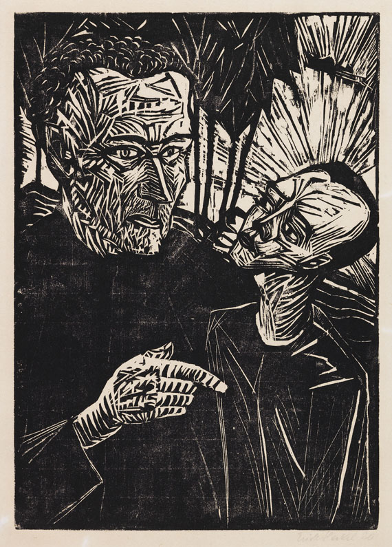 Erich Heckel - Holzschnitt