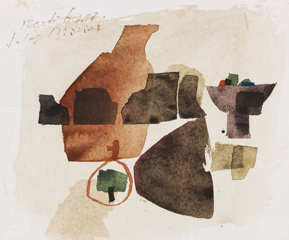 Julius Bissier - Aquarell