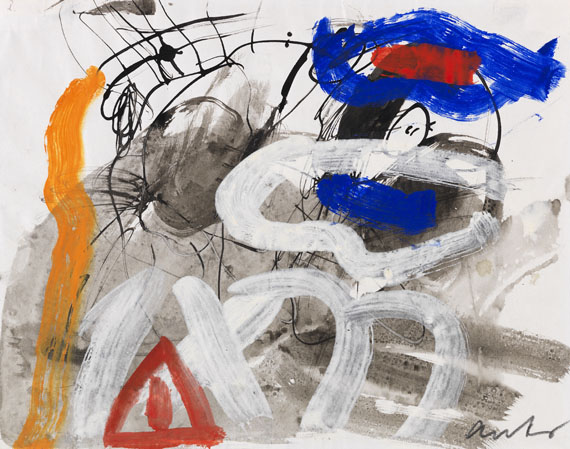 Horst Antes - Gouache