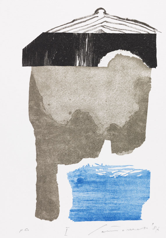 Giuseppe Santomaso - Farblithografie