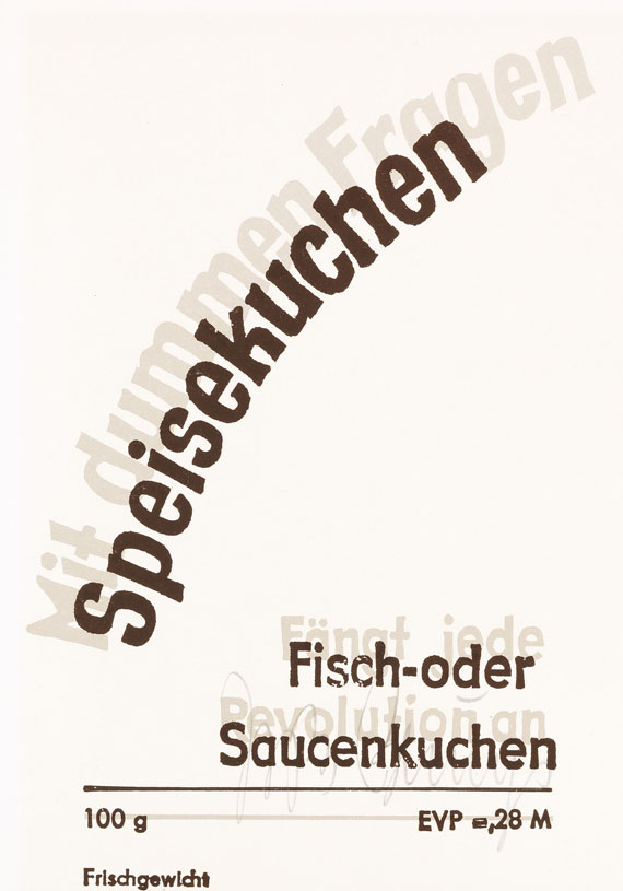 Joseph Beuys - Farboffsetlithografie