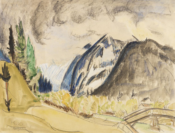 Erich Heckel - Aquarell