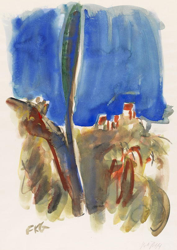 Friedrich Karl Gotsch - Aquarell