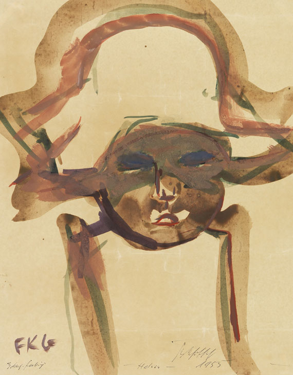 Friedrich Karl Gotsch - Gouache