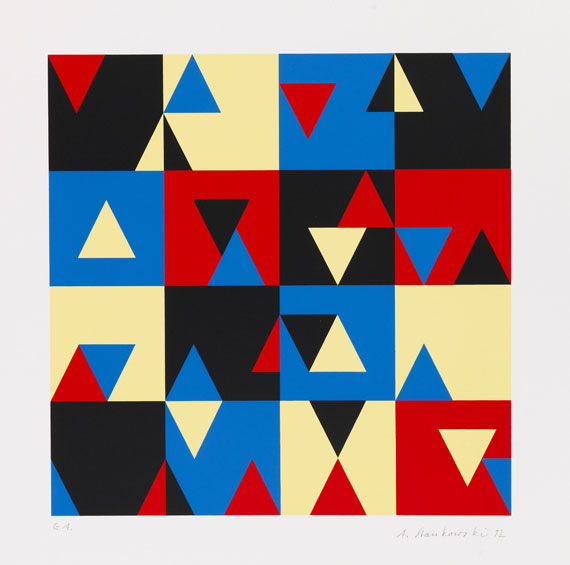 Anton Stankowski - Farbserigrafie