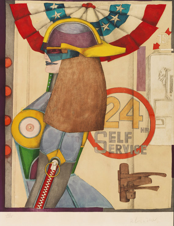 Richard Lindner - Farblithografie