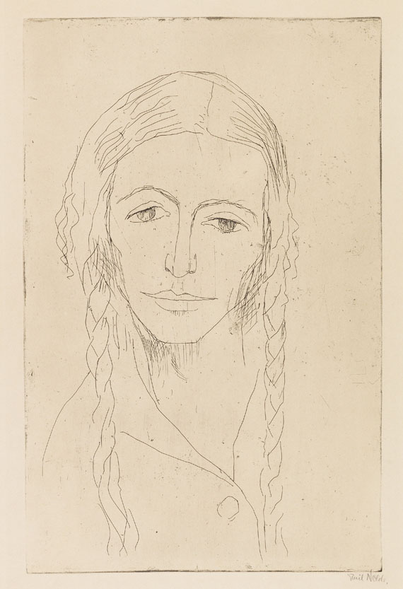 Emil Nolde - Radierung