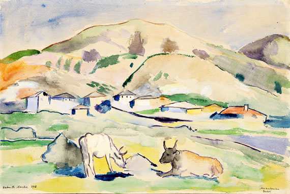 Helmuth Macke - Aquarell