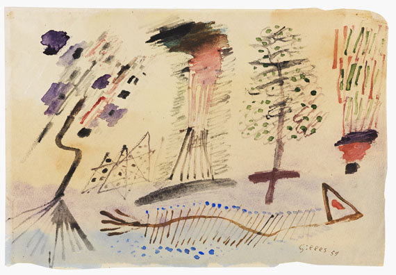 Werner Gilles - Aquarell