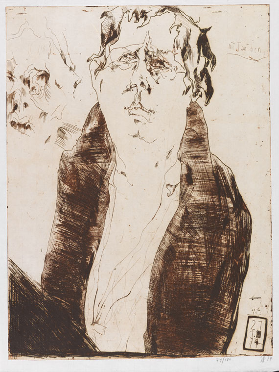 Horst Janssen - Radierung
