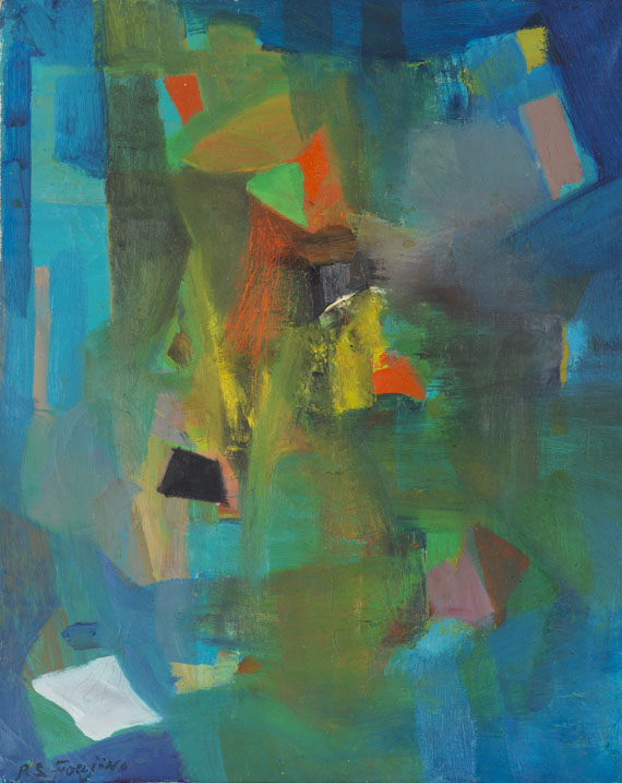 Paul Shusaku Foujino - Öl auf Leinwand