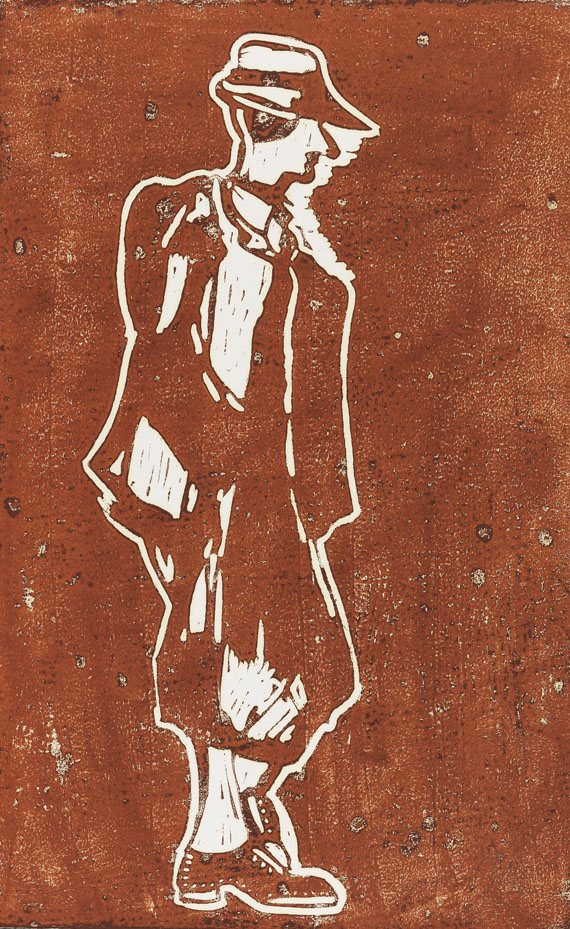 Markus Lüpertz - Linolschnitt