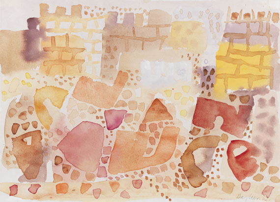 Eduard Bargheer - Aquarell