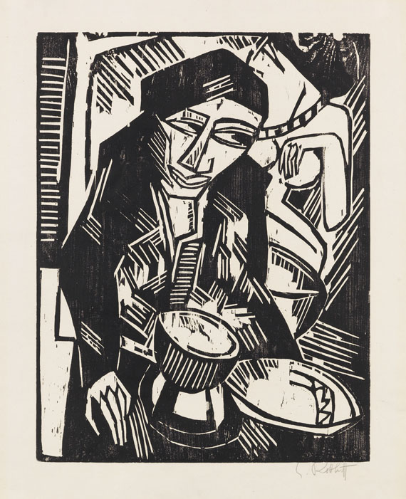 Karl Schmidt-Rottluff - Holzschnitt