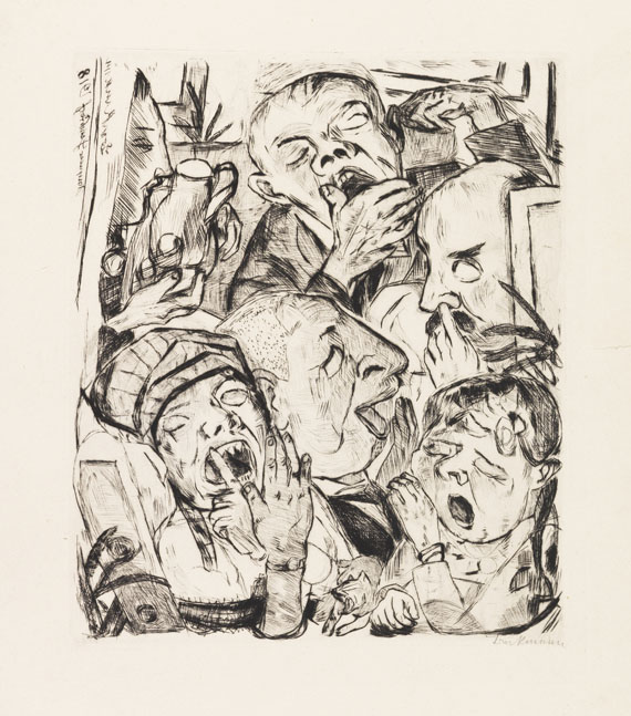 Max Beckmann - Radierung