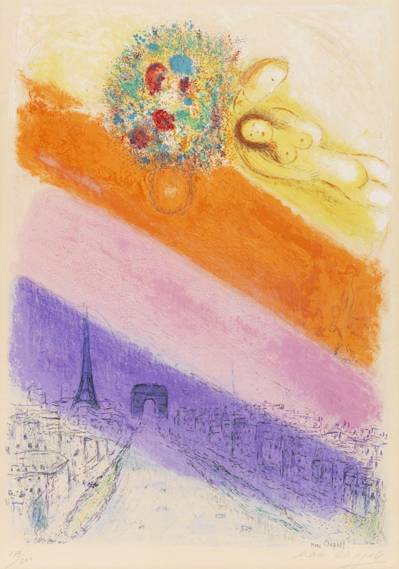 Marc Chagall - Farblithografie