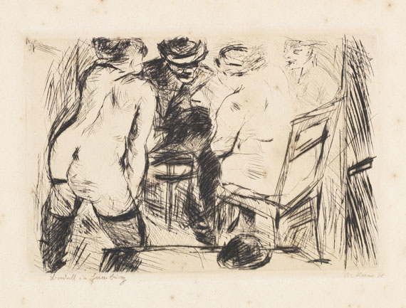 Max Beckmann - Radierung