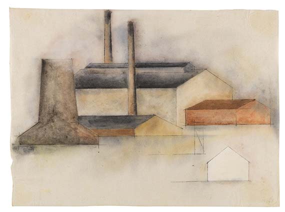 Erich Borchert - Aquarell