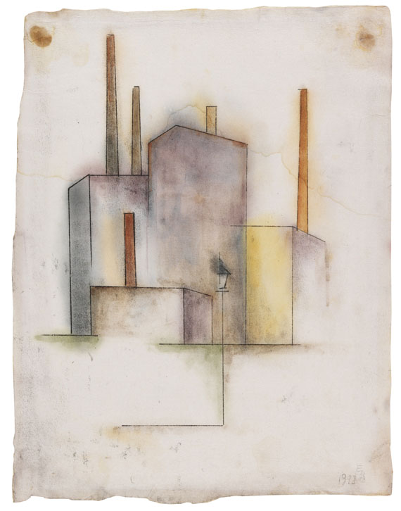 Erich Borchert - Aquarell