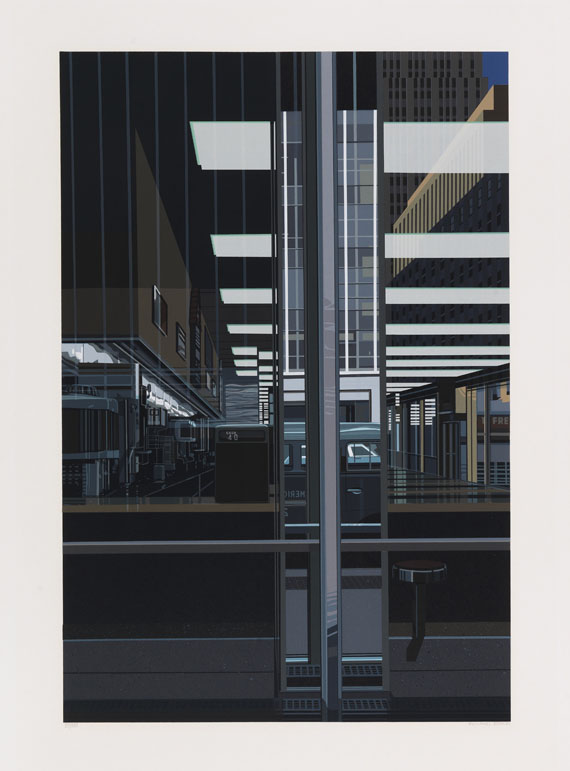 Richard Estes - Farbserigrafie
