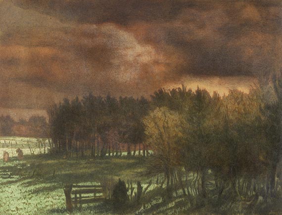 Richard Oelze - Pastell