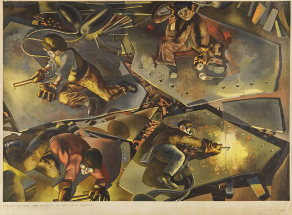 Stanley Spencer - Farblithografie