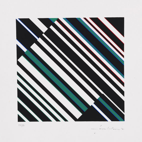 Günter Fruhtrunk - Farbserigrafie