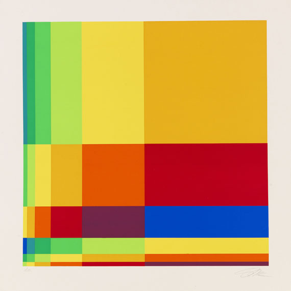 Richard Paul Lohse - Farbserigrafie