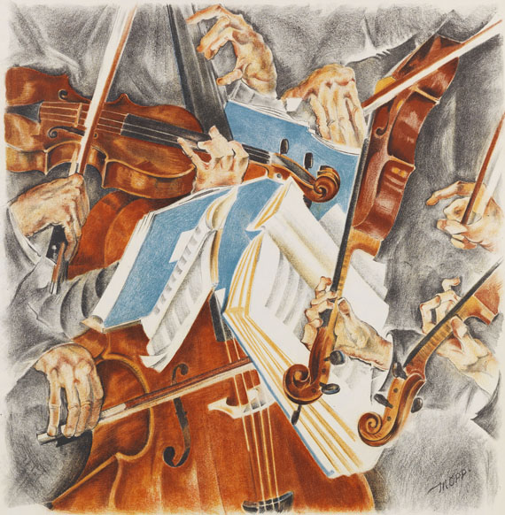 Max Oppenheimer - Ros&eacute;-Quartett (Klinglerquartett)