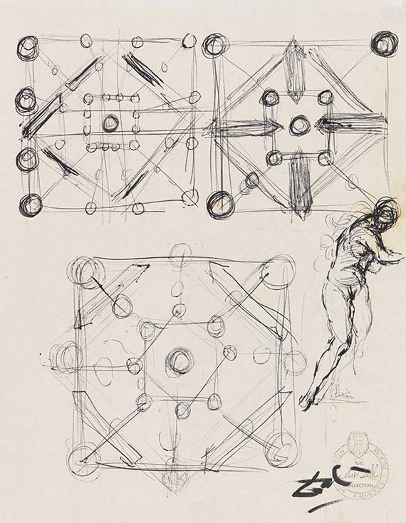 Salvador Dalí - Zeichnung