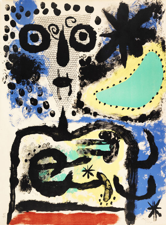 Joan Miró - Farblithografie