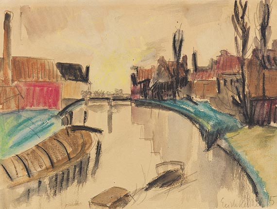 Erich Heckel - Aquarell